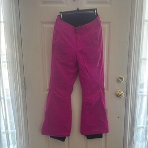 Women’s Columbia Pink Snow Pants
